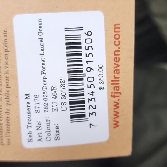 Fjällräven G-1000 KEB TROUSERS Men's Multiple Sizes - Picture 3 of 8